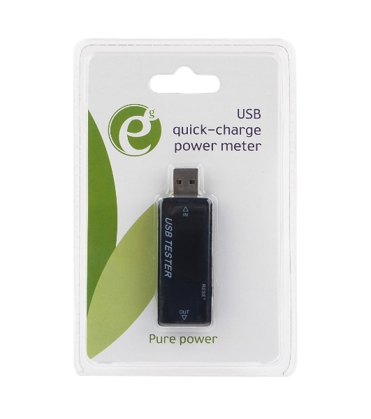 Измеритель мощности USB порта Energenie EG-EMU-03, до 30V/5A, поддержка QC 2.0 и 3.0