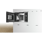 Встраиваемая микроволновая печь Bosch BFL524MS0 нержавеющая сталь, 20 л, 800 Вт, переключатели - поворотный механизм/сенсор, фото3