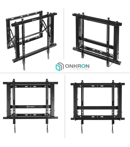 Настенное крепление ONKRON PRO7 Mдля видеостен 40”-70', черный