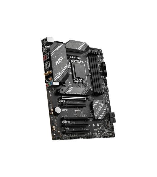 Материнская плата MSI B760 GAMING PLUS WIFI, LGA 1700, Intel B760, 4xDDR5, 4xSATA, 2xM.2, 1xPCI-E 4.0 x16, 3xPCI-E 3.0 x1, 1xDP, 1xHDMI, 1x 2.5Gb LAN, 2xUSB-A 3.2 Gen 2, 4xUSB 2.0, 5x3.5 мм, 7.1, Standard-ATX