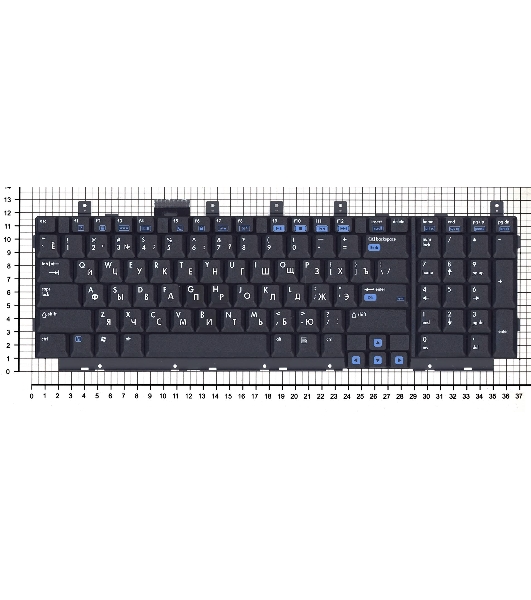 Клавиатура для ноутбука HP Pavilion DV8000 черная