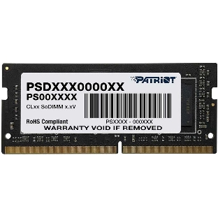 Оперативная память Patriot Signature, DDR4, 4GB (1x4 GB), 2666 MHz, CL19, SO-DIMM