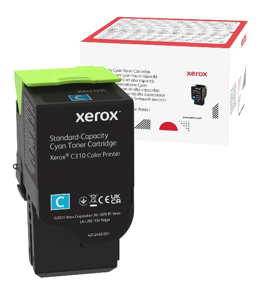 Картридж лазерный Xerox C310 голубой 2K (006R04361)