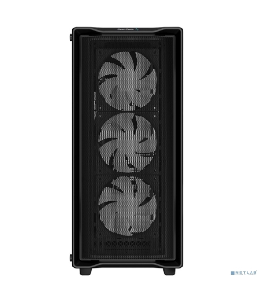 Компьютерный корпус Deepcool CC560 MESH V2 черный без БП ATX 4x120мм 5x140мм 2xUSB 3.0 audio bott PSU
