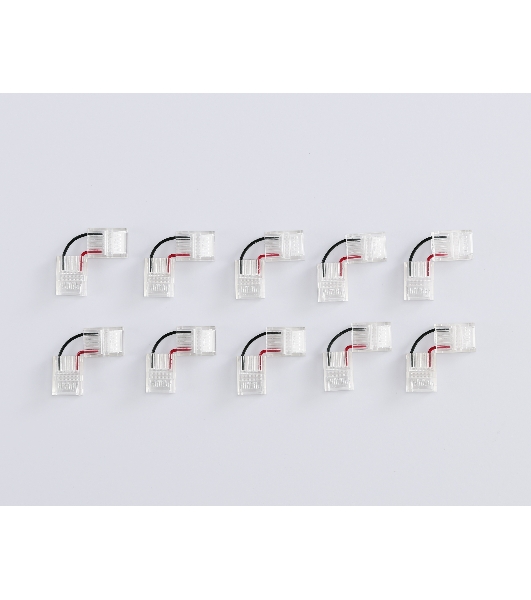 GS6871 Соединитель угловой COB 12/24V для лент 12mm (2 конт.) (10шт)
