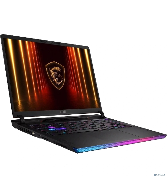 Ноутбук MSI Raider 16 HX AI A2XWHG-814XRU/16'/IPS/Intel Core Ultra 7 255HX/32Gb/1Tb SSD/NVIDIA GeForce RTX5070Ti 12Gb/DOS/черный/2.7kg