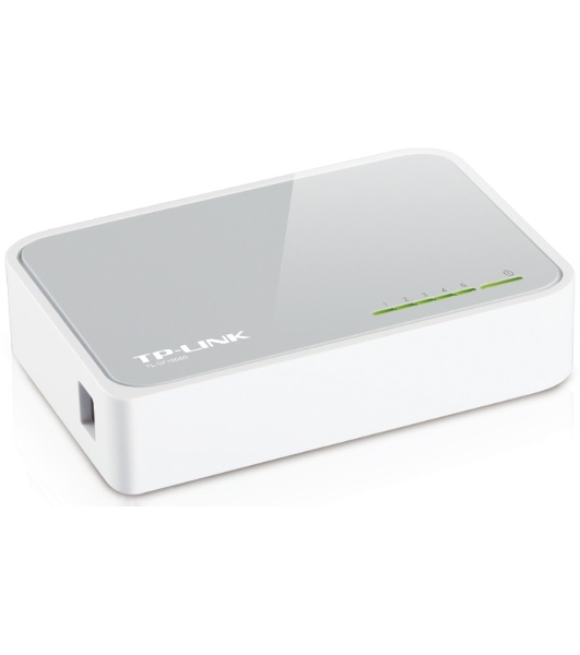 Коммутатор TP-Link SOHO TL-SF1005D Коммутатор 5-port 10/100M mini Desktop Switch, 5 10/100M RJ45 ports, Plastic case