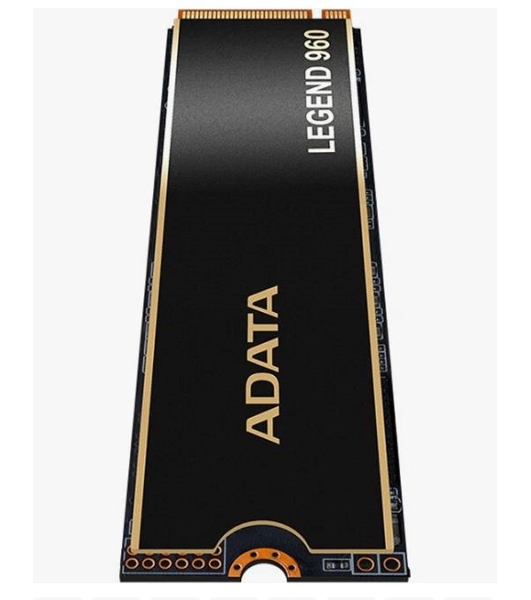 Накопитель SSD ADATA LEGEND 960, 4Tb, PCIe 4.0 x4, M.2 2280, NVMe, R/W 7400/6800, с радиатором