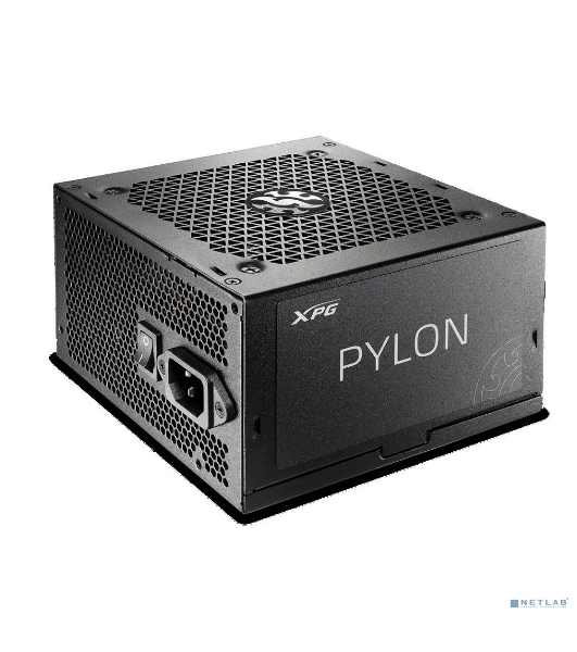 Блок питания XPG PYLON650B-BLACKCOLOR, 650 Вт, 80 PLUS Bronze, 120мм, черный