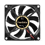 Вентилятор 24В DC ExeGate EX08015B2P-24 (80x80x15 мм, 2-Ball (двойной шарикоподшипник), 2pin, 2550RPM, 30dBA), фото4