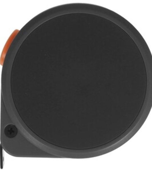 Рулетка ';Home Series Gray'; Deli HT8316C 3м х 16мм, эксклюзивный дизайн, корпус - высококачественный софттач пластик