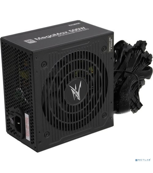 Блок питания Zalman ZM500-TXII V2 retail, 500Вт, 80 PLUS, 120мм, черный