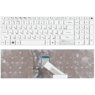 Клавиатура для ноутбука Gateway NV55S NV57H NV75S NV77H TS45 белый