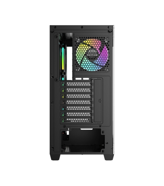 Компьютерный корпус Ocypus Gaммa C72 BK ARGB ATX/win/black/4 ARGB fans/no PSU/Tempered Glass