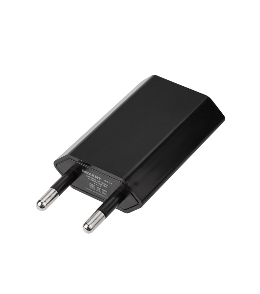 Сетевое зарядное устройство Rexant USB, 5V, 1 A, черный