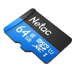 Флеш карта microSDHC 64Gb Netac P500 NT02P500STN-064G-R (с SD адаптером) 80Mb/s, фото6