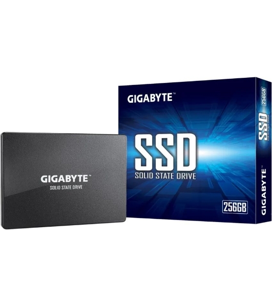 Накопитель SSD Gigabyte, 256Gb, 2.5', SATA III, R/W 520/500