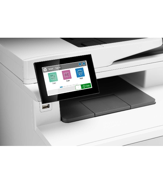 МФУ лазерное HP Color LaserJet Pro M480f (3QA55A), A4, цветной, печ. до 27 стр/мин., скан. до 29 стр/мин. (ч/б) 20 стр/мин. (цвет), 600 x 600 dpi, USB, RJ-45, Air Print, Mopria
