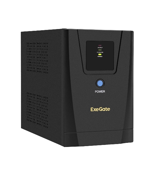 Источник бесперебойного питания ExeGate SpecialPro UNB-1200.LED.AVR.2SH.3C13 1200VA/750W, LED, AVR, 2*Schuko+3*C13, съемн.кабель, металлический корпус, черный