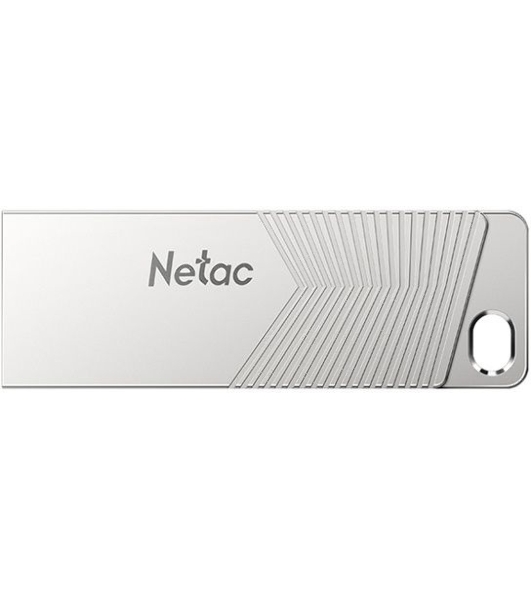 Флешка USB Netac UM1 (NT03UM1N-016G-32PN), 16Gb, USB 3.2, R/W 150/45, серебристый