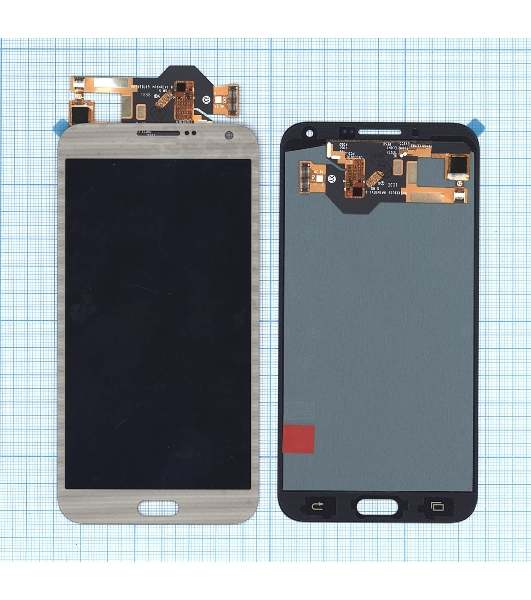 Дисплей для Samsung Galaxy E7 SM-E700 OLED золотой