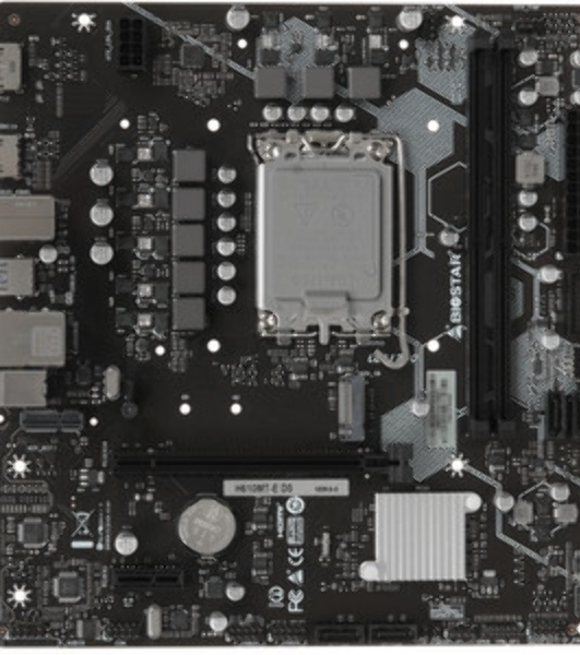 Материнская плата BIOSTAR H610MT-E D5, LGA1700, Intel H610, 2xDDR5, 4xSATA, 1xM.2, 1xPCIe 4.0 x16, 1xPCIe x1, 1xHDMI, 1xDP, 1x1Gb LAN, 4xUSB 2.0, 1xUSB 3.2 Gen 1, 3x3.5 мм, 7.1, micro-ATX