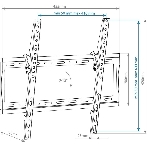 Кронштейн для телевизора Arm Media STEEL-4 черный 22'-65' макс.35кг настенный наклон, фото11