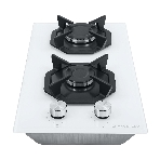 Газовая варочная панель Maunfeld EGHG.32.2CW/G, 2 конфорки, закаленное стекло, белый, фото46