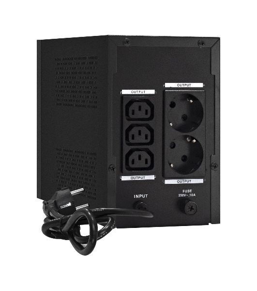 Источник бесперебойного питания ExeGate SpecialPro UNB-1200.LED.AVR.2SH.3C13 1200VA/750W, LED, AVR, 2*Schuko+3*C13, съемн.кабель, металлический корпус, черный