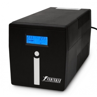Источник бесперебойного питания Powerman Smart Sine 1500VA/1050W, 220V, Line-Interactive, LCD, Tower, Out: 4xShuko, черный*SmartSine1500