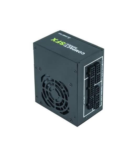 Блок питания Chieftec Compact CSN-450C, 450Вт, 80 PLUS Gold, 80мм, модульный, черный