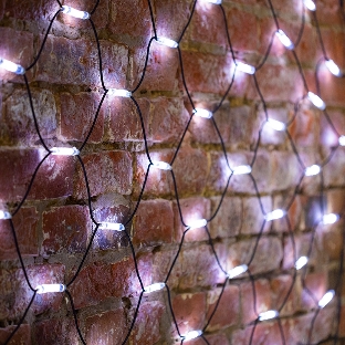 Гирлянда Neon-night 'Сеть' 2x4м, черный каучук, 560 LED белые
