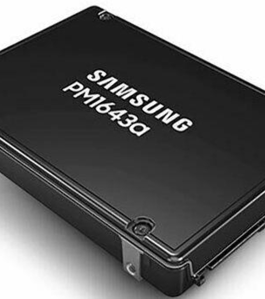 Накопитель SSD Samsung 7.68TB PM1643a 2.5' SAS 12Gb/s R/W 2100/2000 MB/s R/W 400K/90K IOPs DWPD1