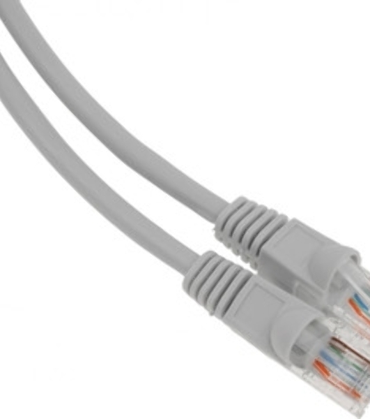 Патч-корд Buro LSZH UTP cat.5e 5м серый RJ-45 (m)-RJ-45 (m)