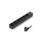 Сетевой фильтр ExeGate EX266864RUS SP-6-1.5B (6 розеток, 1.5м, евровилка, черный), фото 1