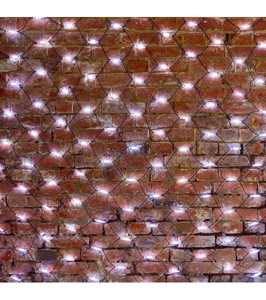 Гирлянда Neon-night 'Сеть' 2x4м, черный каучук, 560 LED белые