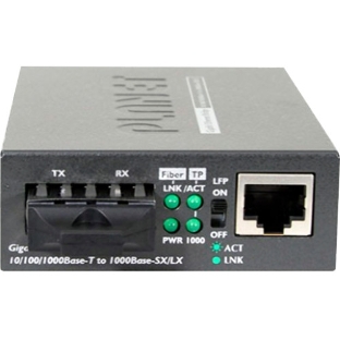 Медиаконвертер PLANET Technology FT-802 10/100Base-TX to 100Base-FX (SC) Bridge Media Converter, LFPT Supported