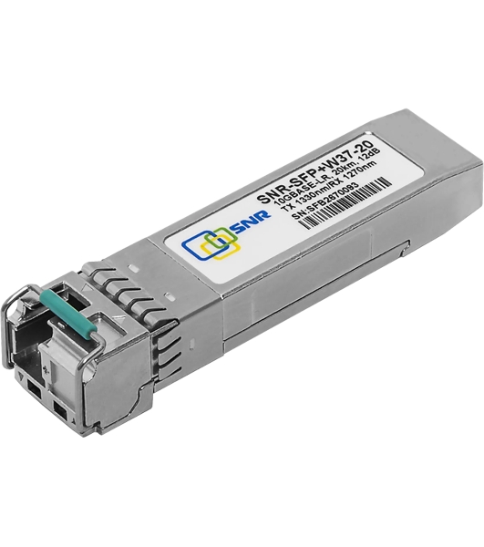 Модуль SNR SFP+ WDM, дальность до 20км (12dB), 1330нм