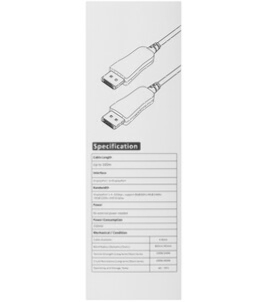 Активный оптический кабель iOpen AD3753A-10.0 DP1.4 32Gbs/8K@60Hz 10м