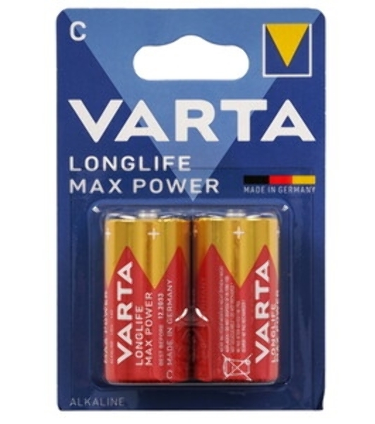 Батарейка VARTA LONGLIFE MAX P. C бл. 2