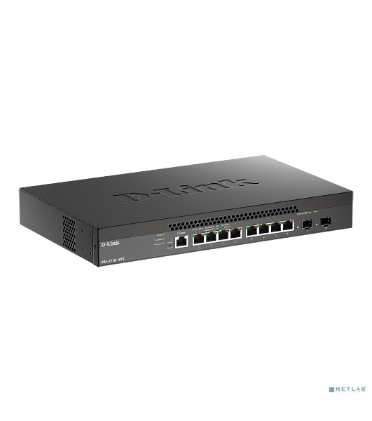 Коммутатор D-Link DXS-1210-10TS/B2A, 8×10 Гбит/с + 2×10 Гбит/с SFP+, управляемый