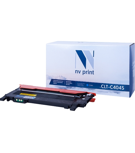 Картридж лазерный NVPrint совместимый Samsung CLT-C404S Cyan для SL-C430/C430W/C480/C480W/C480FW (1000k)