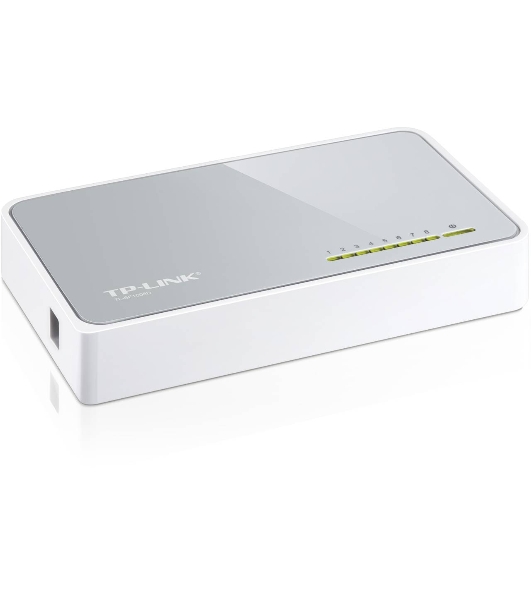 Коммутатор TP-Link SOHO TL-SF1008D Коммутатор 8-port 10/100M mini Desktop Switch, 8 10/100M RJ45 ports, Plastic case