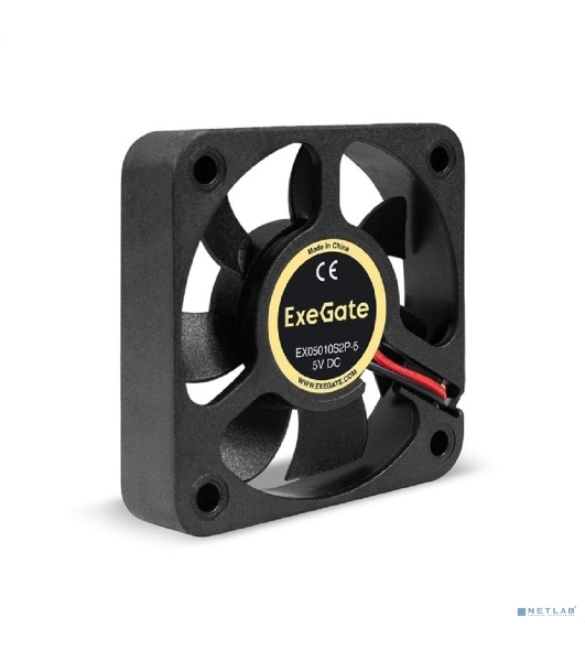 Вентилятор для корпуса ExeGate EX05010S2P-5 черный, 50 мм, 5500 об/мин, 27 дБ, 2 pin