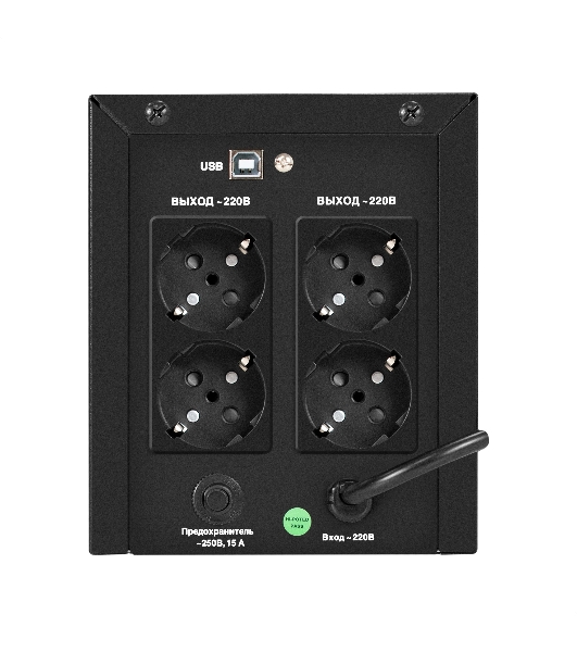 Источник бесперебойного питания ExeGate Power NB-2000.LED.AVR.4SH.USB (2000VA/1200W, LED, AVR, 4*Schuko, USB, батарея 12V 9Ah - 2 шт., металлический корпус, Black)