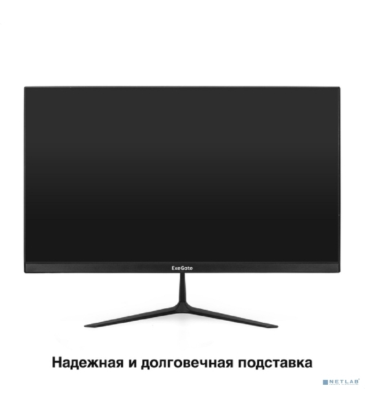 Монитор с аудио 24.5' ExeGate SmartView EH1500TA (IPS LED Grade A+, FHD, 1920x1080@75Гц, 16:9, 250cd/m2, 1000:1, 3-5ms, Speakers, audio-out, D-Sub, HDMI, DisplayPort, USB, кабель HDMI 1,5м, VESA, регулировка наклона (tilt), чёрный)