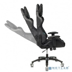Кресло Бюрократ VIKING 4 AERO BLACK EDITION черный, экокожа, 120 кг, механизм качания, фото46