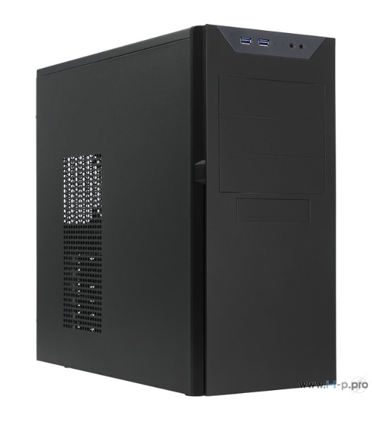 Компьютерный корпус Midi Tower Powerman/InWin BA833BK PM-600ATX-F U3.0*2+A(HD) Mid-ATX 6125674