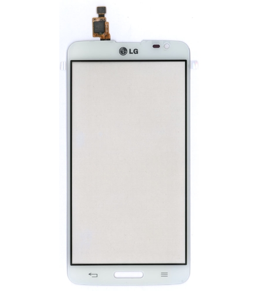 Сенсорное стекло (тачскрин) для LG G PRO LITE D680 D684, белое
