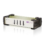 Переключатель ATEN CS84U(-AT) 4-портовый KVM-переключатель 1 user(HDB15(SVGA Female)+KBD(PS/2)+MOUSE(PS/2), KVM-порты: SPHD18(Female). В комплекте: кабели KVM (2L-5201P)-4шт. Не требует внешнего питания, фото5
